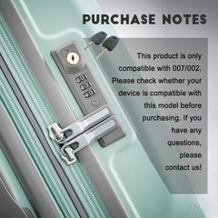 2 Keys Compatible with 007 002 Master Luggage,Luggage Suitcase Password Locks Ke