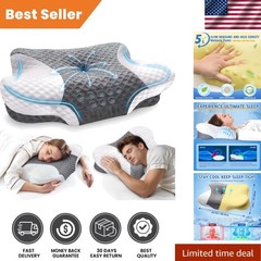 Cervical Neck Support Pillow – Butterfly Design for Restful Sleep & Comfort