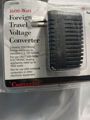1600 Watt Foreign Travel Voltage Converter 273-1404