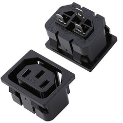 Universal Female IEC320 C13 Letter Base Connector 1 Plug Adapter 2/ 5/ 10 Pack