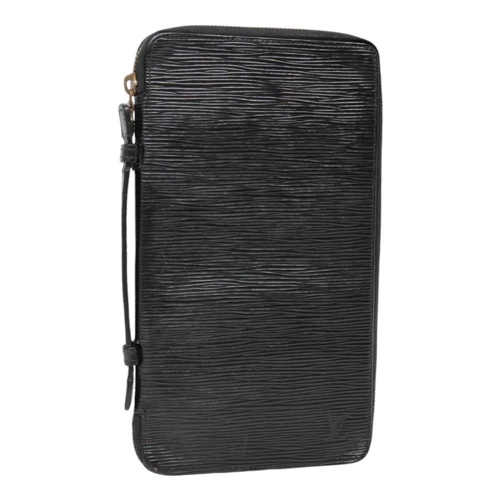 LOUIS VUITTON Epi Organizer De Voyage Travel Case SPO Black LV Auth am7001