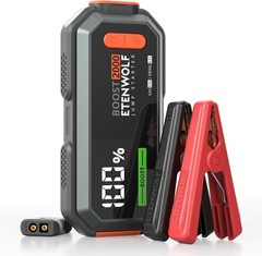 Car Battery Jump Starter Portable, 2000A Peak Box- 12V Starter…