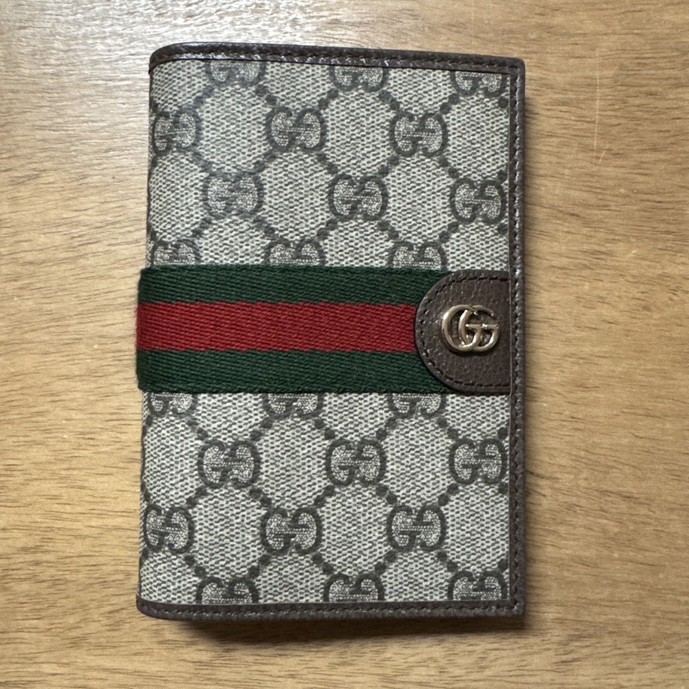 New Authentic Gucci Ophidia Passport Case With Papers & Box