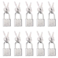 10Pcs Mini Cute Diary Padlock, Tiny Luggage Lock with Keys, Small Locks for J…