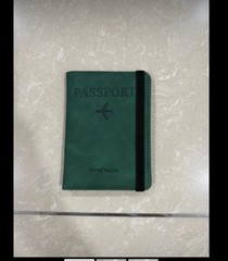 Travel Green Artificial Leather Document Holder (7 Card Slots) Men & Women Gift