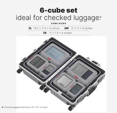 Leantravel Premium Compression Packing Cubes For Travel – Suitcase Organizer
