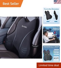 Lumbar Support Pillow for Car, Truck Accessories Travel Essentials, Memory Fo…
