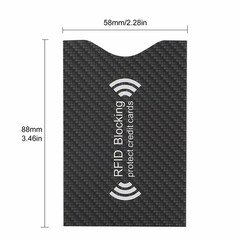 10PCS RFID Blocking Sleeve Credit Card Protector Anti Theft Safety Shield Covers