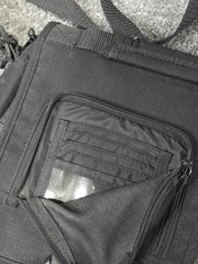 Travel Crossbody Messenger Bag Black Zip Pockets Organizer Adjustable Strap