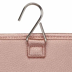 Metallic Pink Hanging Toiletry Organizer Compact Culture Bag MARGO münchen