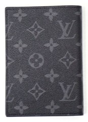 Louis Vuitton Passport Cover Monogram Eclipse M64448 New Unused Gift Set Japan