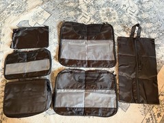 Hanging Travel Accessory Case, Compression Packing Cubes With Dirty Clothes Bag