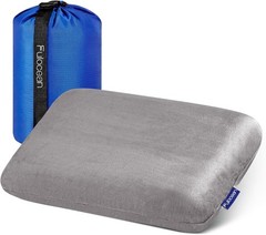 Small Cooling Memory Foam Travel & Camping Pillow for Airplanes & Car Sleepin…