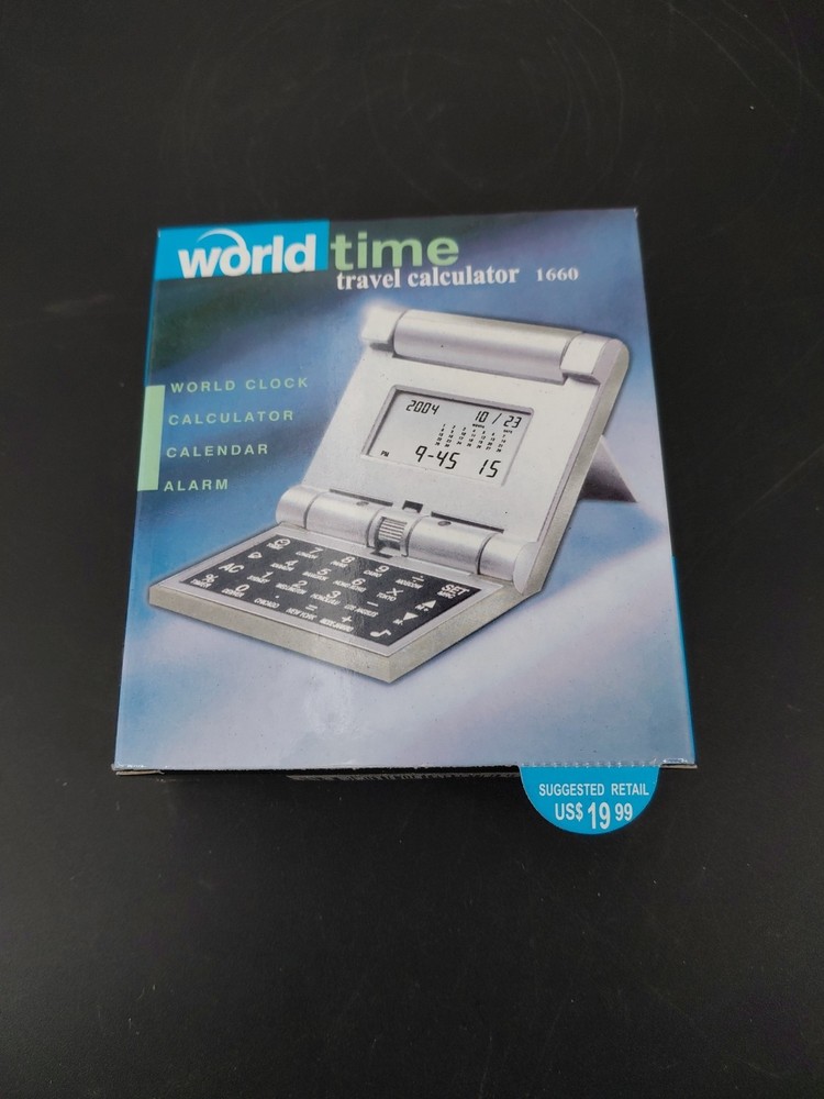 NIB Worldtime Travel Calculator/Clock; 1660