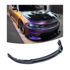 Front Bumper Lip Splitter for 2015-2024 Dodge Gloss Black Non-Widebody Models
