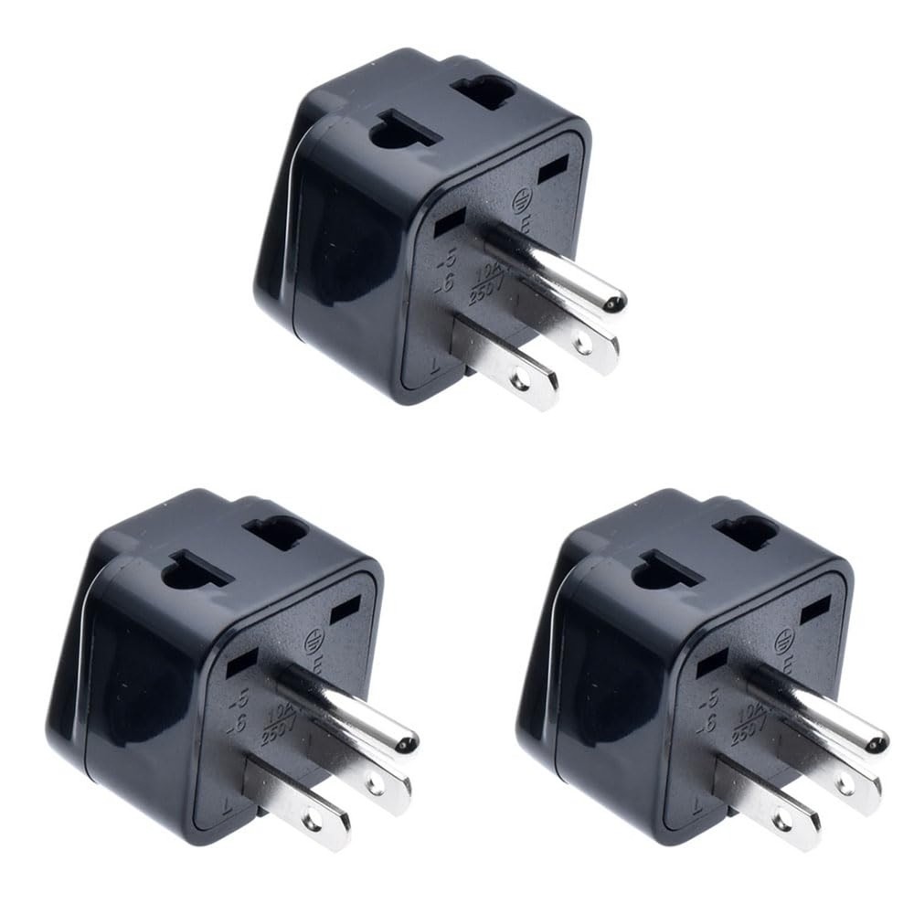 Travel Plug Adapter (Type B),Vsanstar 2 in one Universal Travel Adapter Socke…