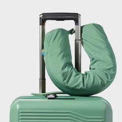 Packing Cube with Neck Pillow – Green: Travel Luggage Accessory