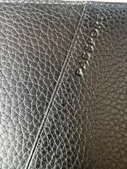 Smythson Passport Holder Leather Grain Black Gift idea