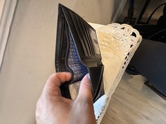 Goodfellow & Co Black Genuine Leather Wallet Organizer w/Clear Window