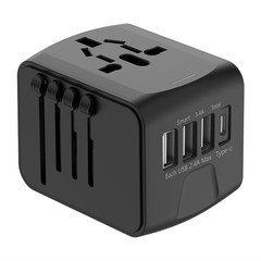 Universal Travel Adapter Converter International Wall Charger AC USB Power Plug