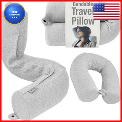 Dot&Dot Dotdot Twist Memory Foam Travel Pillow Bendable Neck Pillow For