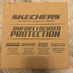 Skechers Memory Foam Neck Pillow, Comfortable, Travel Pillow, Grey. New/Sealed
