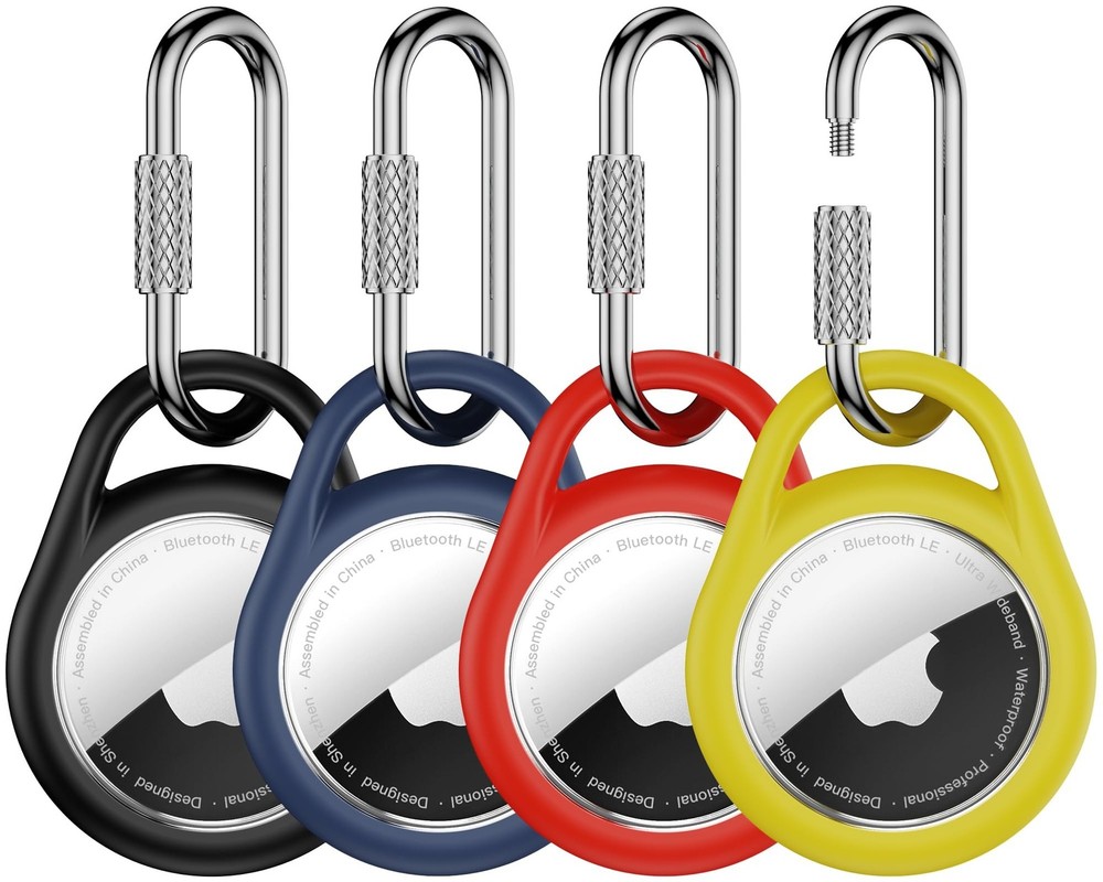 Waterproof Holder for AirTag Keychain,4 Pack for Apple Air Tag Case,（Prof