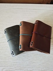 Handmade Genuine Leather Passport Holder Case Unisex Travel Protector Cover