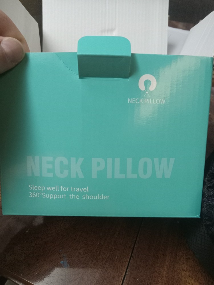 Hanmeimei Dark Blue Neck Support Travel Pillow
