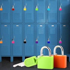 10Pcs Suitcase Locks with Keys,Small Luggage Padlocks,Multicolor Metal Padlocks3