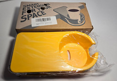 Drinklip Smart Extension For Your Space Cup Holder, Bright Yellow