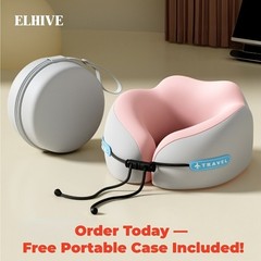 U Shaped Memory Foam Neck Pillows Soft Travel Pillow Massage Neck Pillow Sleepin