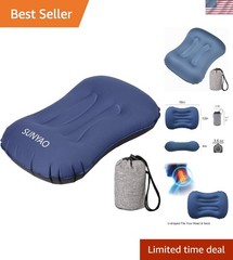 Ultralight Inflatable Camping Pillows – Compressible, Compact, Inflatable, Co…
