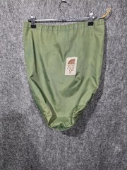 1970s Vintage North Face Brown Label Made In USA Stuff Sack Green