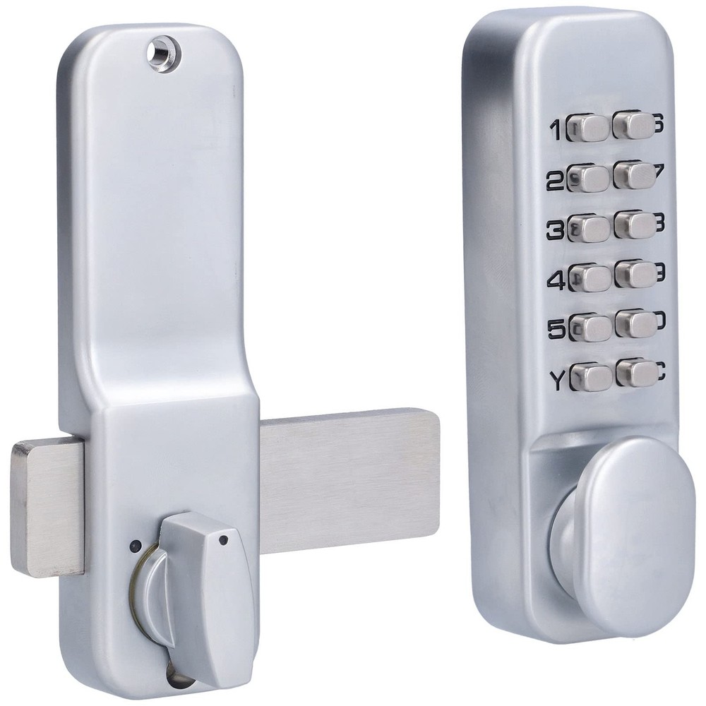 Yallmie Mechanical Deadbolt Lock, Mechanical Keyless Entry Door Lock 1‑11 Dig…