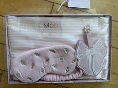 Mellow & Mod Travel Pillow Case, Sleep Mask, & Luggage Tag Set