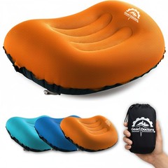 Gear Doctors 3.5oz Compact 1 Count (Pack of 1), Orange Camping Pillow
