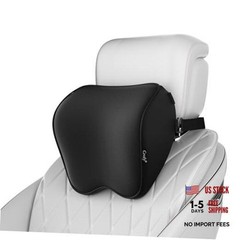2-Pack Car Neck Pillow – Softness Headrest Pillow for Driving – Black