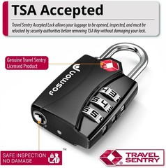 TSA Approved 3-Digit Combination Locks – 3-Pack for Ultimate Luggage Security