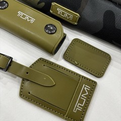 TUMI Toiletry Case With Matching Accessories In Green