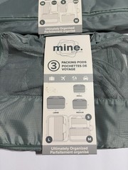 Mine. Mytagalongs Luggage Breathable Mesh Travel Packing Pods 9 Pc Set Green NWT