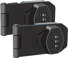 Keyless Cabinet Combination Lock,3-Digit Combination Lock Twist Knob Hasp Latch