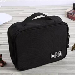 Electronics Organizer Travel Carry Case Phone Cable Charger Cords Cables Hiking