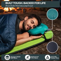 Gear Doctors 3.5oz Compact 1 Count (Pack of 1), Orange Camping Pillow