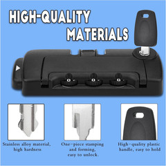 2 Keys Compatible with 007 002 Master Luggage,Luggage Suitcase Password Locks Ke