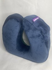 Cabeau Evolution S3 Travel Neck Pillow Memory Foam Aqua Blue Green Headrest