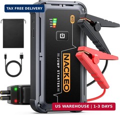 Portable Car Battery Jump Starter 5000A Car Jump Starter Battery Pack (9.0L Gas/