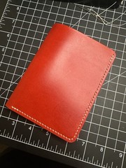 Leather Passport Holder – 100% Handmade, Veg Tan / Full Grain Leather.