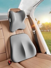 Memory Foam Car Neck Pillow Lumbar Cushion Headrest Comfort Support