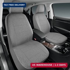 Road Comforts Car Seat Covers for Front Seat, Low Back Heavy Duty Breathable Fla